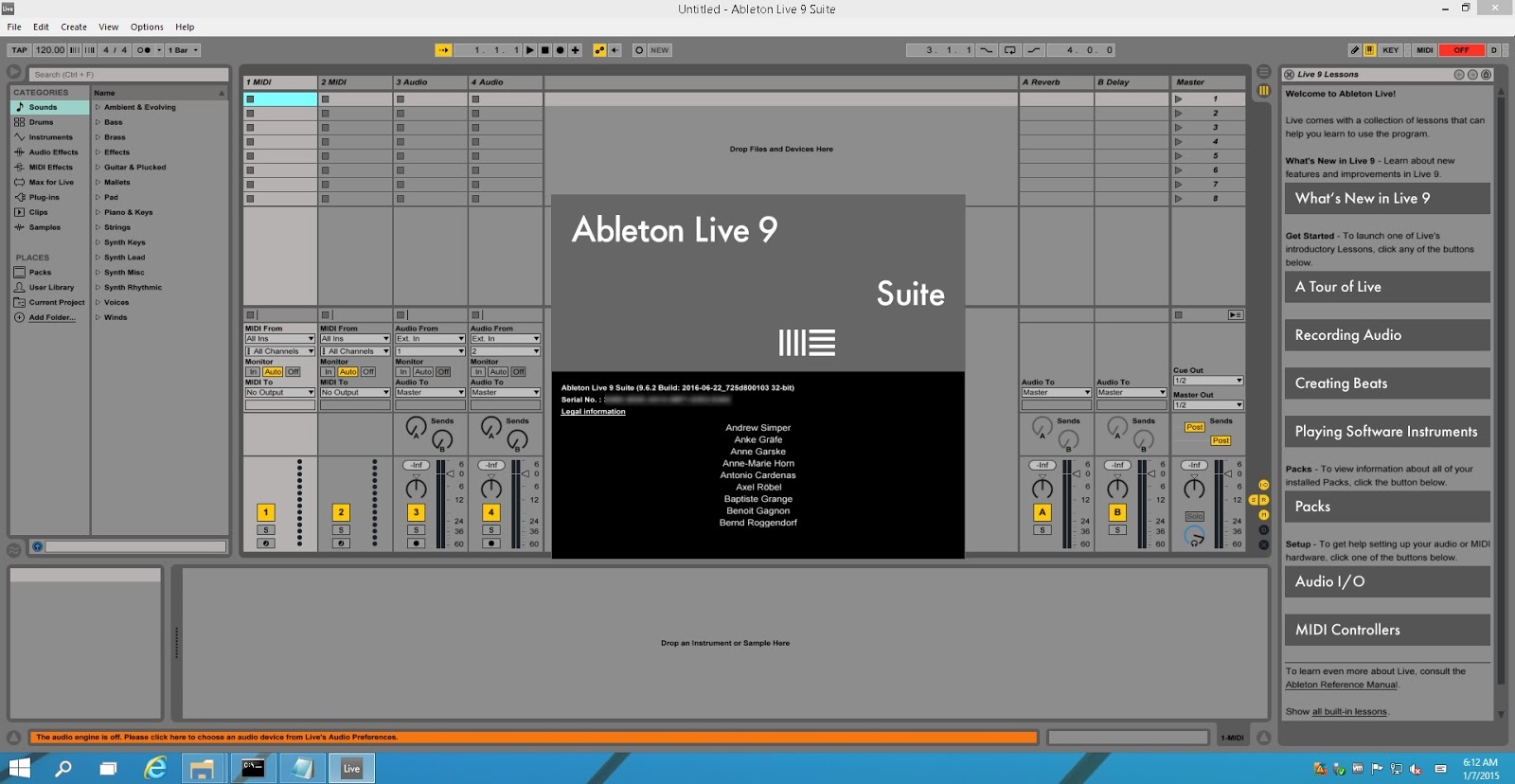 ableton live for mac 10.9.5